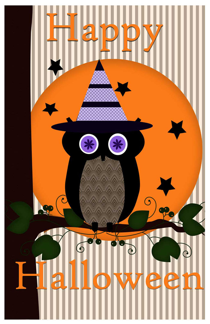 Free Printable Scrapbook Paper Owls