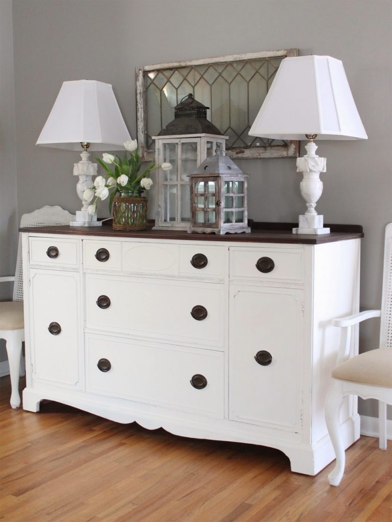 White dresser store decor ideas