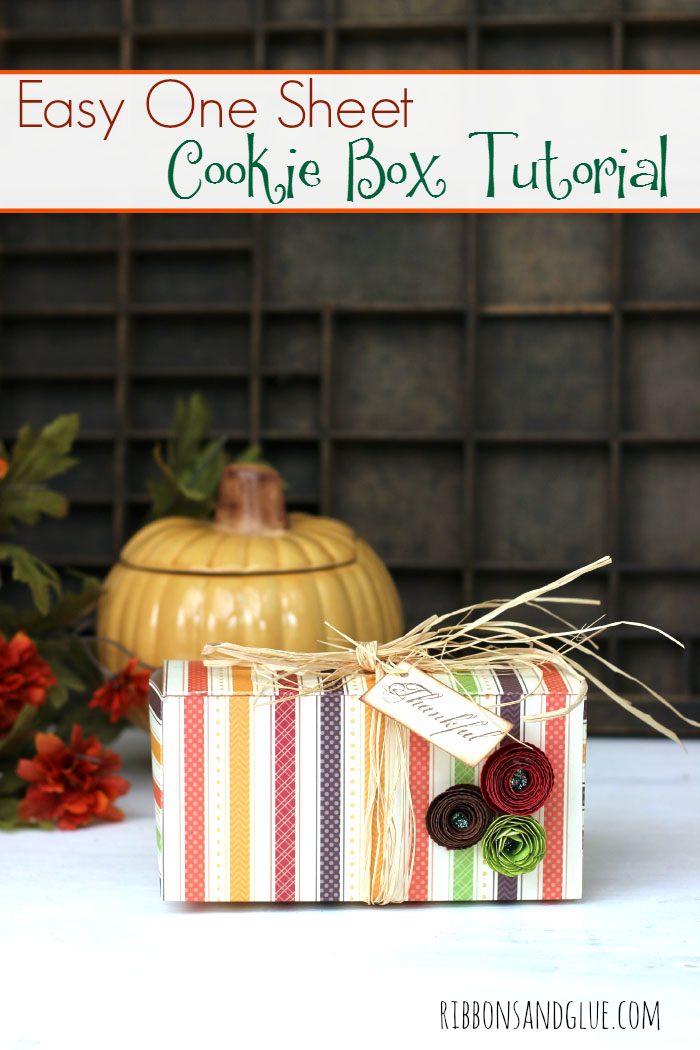 free paper box and bag templates cookie box tutorial