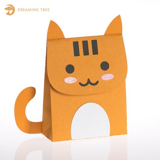 free paper box and bag templates kitty kat box