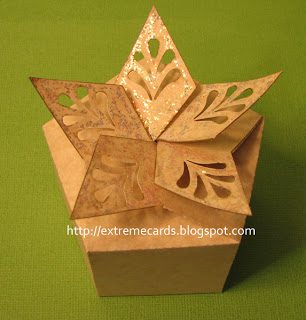 free paper box and bag templates snowflake box