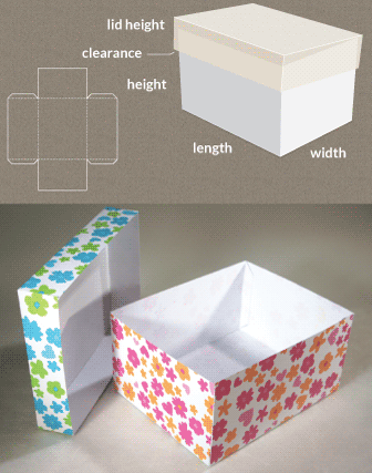 free paper box and bag templates