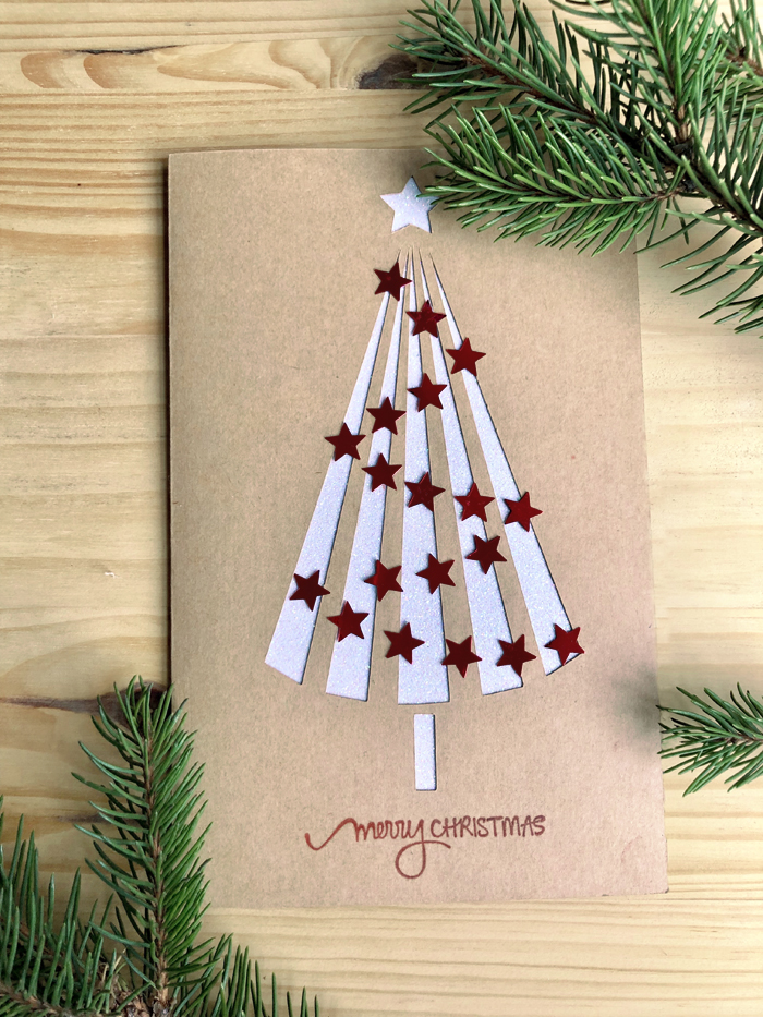 Free Christmas Greeting Card Tutorial