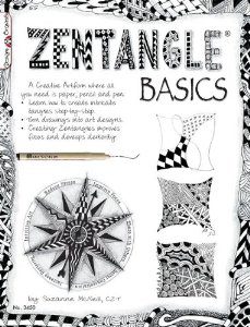 Zentangle Inspired Bookmark Printable — EPC Crafts