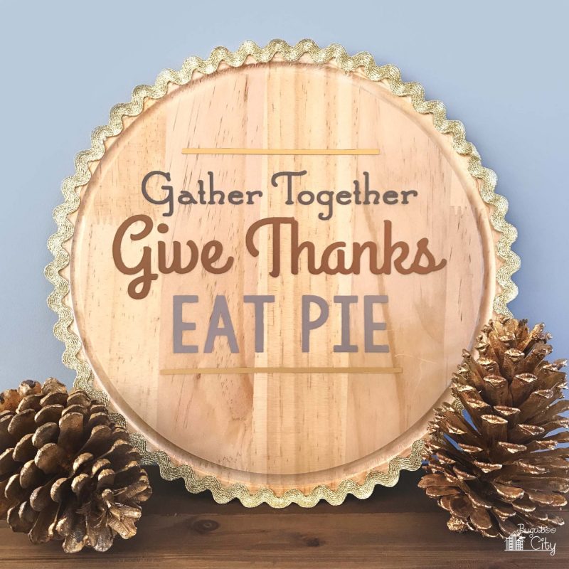 wooden thanksgiving craft