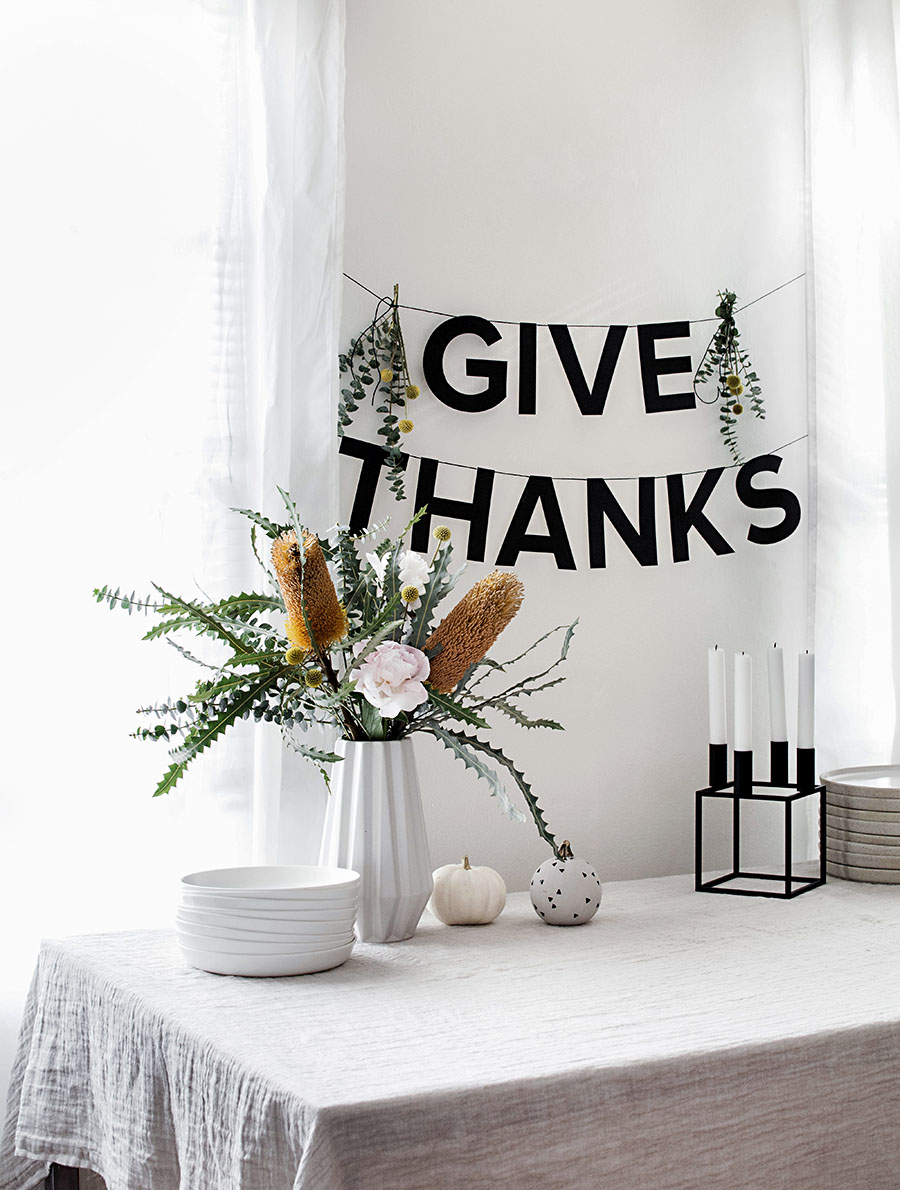 give thanks banner craft