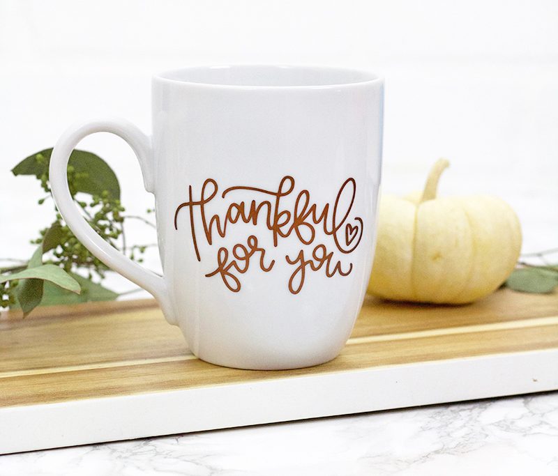 thankful mug