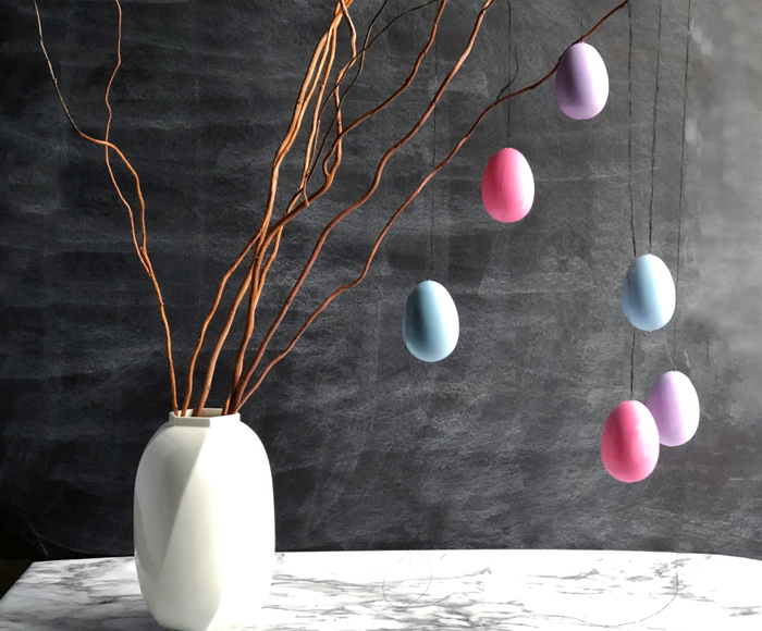 Easter egg tree craft easter egg tree decor