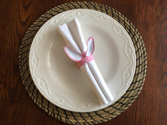 bunny ear napkin ring craf