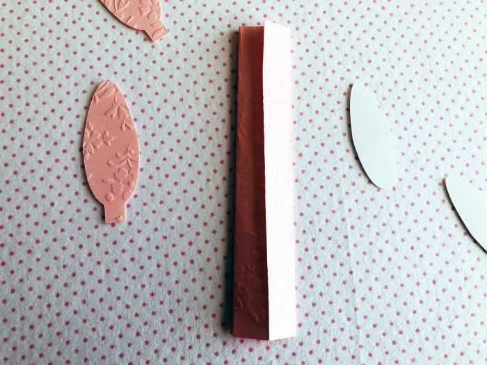 template parts of DIy Paper Napkin Bunny ear ring