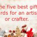 the five best gift cards for crafters