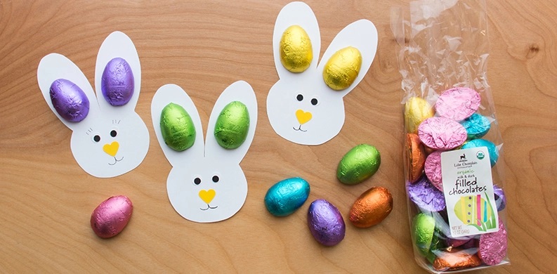 easter chocolate bunny craft